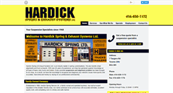 Desktop Screenshot of hardickspringservice.com